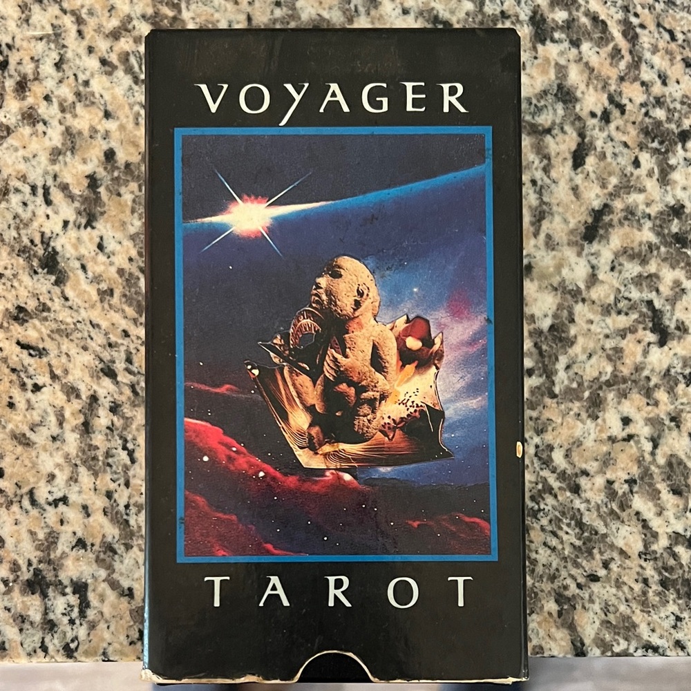 Vintage Voyager Tarot Card Set with Cosmic Design
